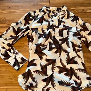 A.L.C.100%silk blouse with beautiful pattern. Size 6. Great condition